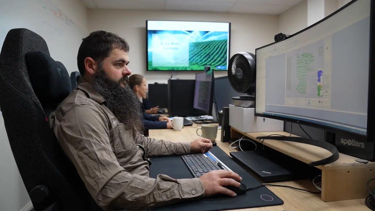Ardal's design office, from Ardal's 30 second video